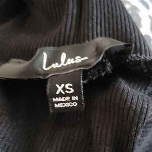 Lulu's Black Long Sleeve Dress